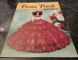 DM3 THE NEEDLECRAFT SHOP 1999, FIESTA FROCK CROCHET PATTERN LEAFLET - Picture 1 of 2