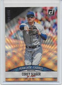 2019 Donruss Corey Seager Brendan Rodgers Franchise Features #FF7 315/349