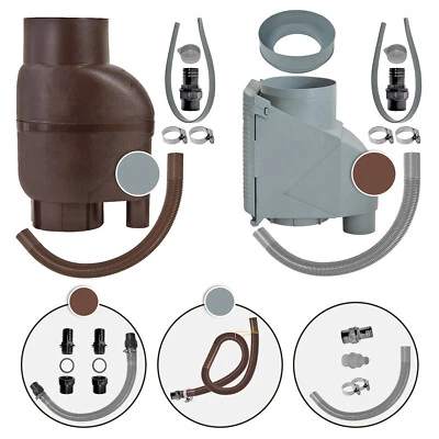 FALLROHR FILTER REGENSAMMLER REGENFASS REGENTONNE REGENWASSERFILTER REGEN FILTER - Bild 1 von 4