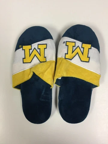Michigan Wolverines Mens Colorblock Slide Slippers Cover
