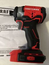 Craftsman 20V Lith-Ion 1/4" Impact Driver Tool-Only CMCF810B BRAND NEW
