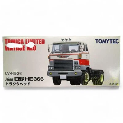 Tomy Tec Hino HE366 Tractor Head - Used, Tires Sticky, Dust Inside - Image 1 of 4