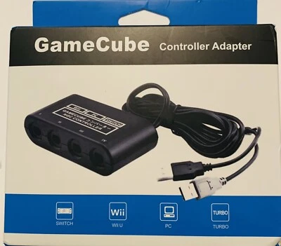GameCube - Controller Adapter - Brand New - Switch / Wii U / PC - Image 1 of 2