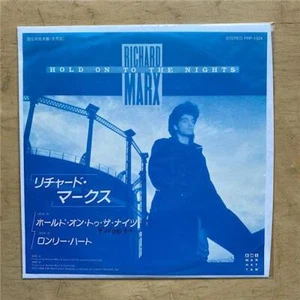 RICHARD MARX HOLD ON TO THE NIGHTS 7" PROMO ONLY + P/S (SMALL WRITING ON COVER) - Picture 1 of 1