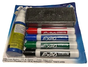 NEW Sanford Expo Chisel Tip Dry Erase Marker Set - 4 Piece SEALED - Picture 1 of 3