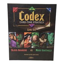 Codex Card-Time Strategy Core Set Game, Blood Anarchs vs Moss Sentinels COMPLETE