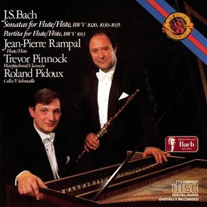 Trevor Pinnock Bach: Flute Sonatas BWV 1030-1035 & Flute Partit (CD) (US IMPORT) - Picture 1 of 1