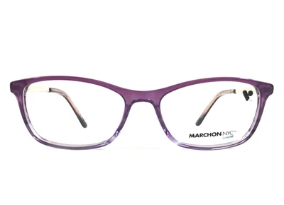 Marcos de gafas para niños Marchon NYC M-7504 535 púrpura degradado ojo de gato 49-15-130 Foto 1 de 4