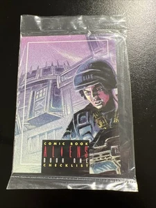 1992 Dark Horse Comics Aliens Book One Checklist Trading Card Set sigillato in fabbrica - Foto 1 di 5