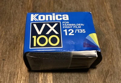 Konica VX 100 35mm Film Roll New In Box Free Shipping - Image 1 of 4