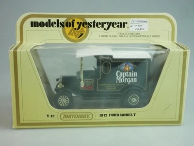 Y-12-3 1912 Ford T Lkw CAPTAIN MORGAN - 40675 Matchbox MoY Yesteryear - Bild 1 von 4