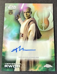 2025 Topps Chrome Star Wars Auto Vernestra Rwoh Rebecca Henderson #A-RH - Picture 1 of 2