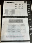 Aiwa Nsx-A505 Nsx-S505 Nsx-S507 Cx-Ns505 Repair Service Manual **Original**