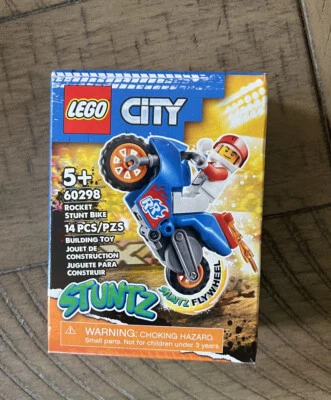 LEGO City Stuntz Rocket Stunt Bike Pack Set 60298 NUEVO EN CAJA SIN USAR, EN CAJA Sellado Foto 1 de 2