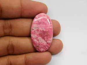 Piedra preciosa suelta cabujón tulita rosa 100 % natural para joyería 49 quilates ME-2764 - Imagen 1 de 2