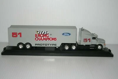 Racing Champions 1:64 Ford Tractor & Trailer Team Transporter Diecast Premier Ed - Image 1 of 4