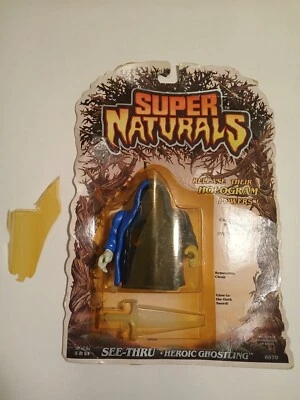 Tarjeta B Super Naturals See Thru científico hombre invisible Tonka fantasma See-Thru años 80 Foto 1 de 3