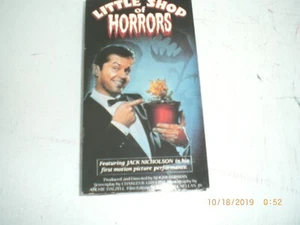 Little Shop of Horrors Featuring Jack Nicholson VHS Video - Imagen 1 de 3