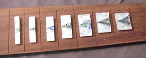 PEARLOID con INCRUSTACIÓN DE ABALÓN V PARA FABRICANTE DE GUITARRAS - Imagen 1 de 4