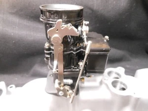 DE COLECCIÓN STROMBERG 97 ESTILO PRIMARIO CARB (negro) hot rod cabeza plana tripower - Imagen 1 de 2