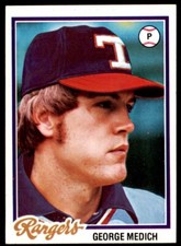 1978 Topps #583 George Medich EX-MT/NM Texas Rangers
