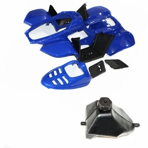 Plastics Fairing Fender Guard Kit Seat Fuel Tank fit 110cc Quad Dirt Bike ATV - Picture 1 of 6