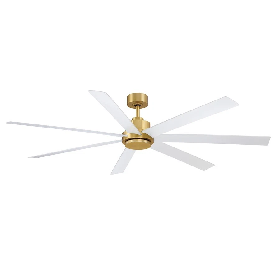 Fanimation Pendry 72" Ceiling Fan/White Blades, Brass Opal/White - FPD6872BSMW - Image 1 of 1