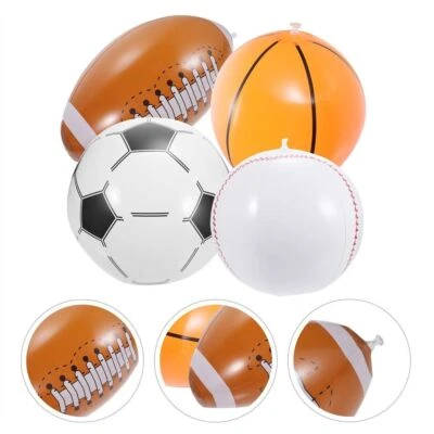 Inflatable Football Baseball Rugby Basketball Happy Summer Beach Party Decor - Изображение 1 из 4