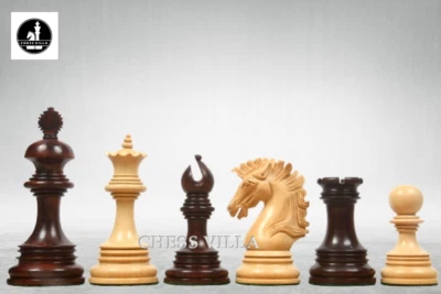 The Premium Collection- 4.4" Wellington Series Staunton Chess Pieces Only Set - Image 1 of 4