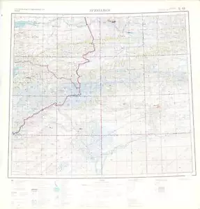 Mapas topográficos militares soviéticos rusos - PRZHEVALSK (Kirguistán), edición 1972 - Imagen 1 de 4