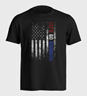 Let's Go Brandon FJB Funny Joe Biden Political USA Flag T-Shirt - Sizes S to 5XL