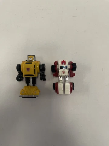 Transformers G1 AUTOBOT MINI-BOT BUMBLEBEE & Swerve Figures 2018 Hasbro Cover