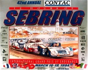 Original Vintage Poster GP 12 HOURS OF SEBRING 1994 - Bild 1 von 1