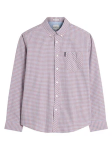 Ben Sherman – Signature Gingham Shirt 1012492 Light Pink SS25 - Picture 1 of 4