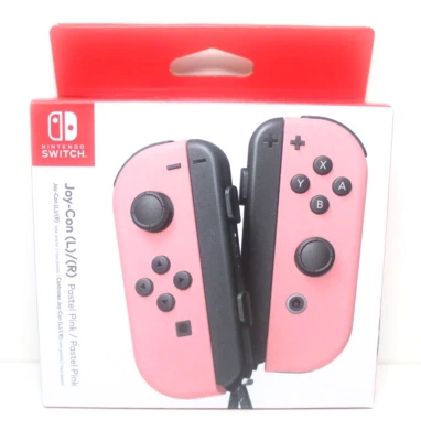 Nintendo Switch Joy-Con Controllers L / R Pastel Pink Princess Peach (Brand New) - Image 1 of 4
