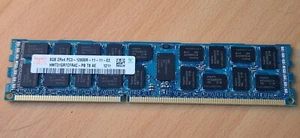 SK Hynix 8GB DDR3-1600 RDIMM PC3-12800R Dual Rank x4 Module (HMT31GR7CFR4C-PB) - Picture 1 of 2