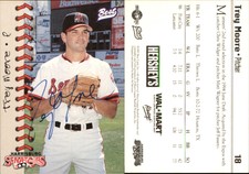Troy Fortin Signed 1997 Best Fort Myers Miracle #10 Card Fort Myers Miracle