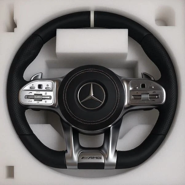 Volante Mercedes-Benz AMG cuero negro y paletas - Plug & Play Foto 1 de 1
