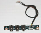Audio Mic Port Jack Board & Cable LS-4081P - HP DV7-1240us DV7 1000 17" Laptop
