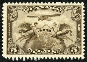Airmail - 5c - 1928 - Scott #C1 - F MNH - Picture 1 of 2