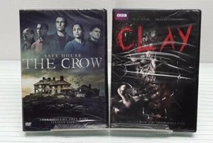 Lot of 2 DVD Horror TV Series: Safe House The Crow/Clay NEW/SEALED - Picture 1 of 6