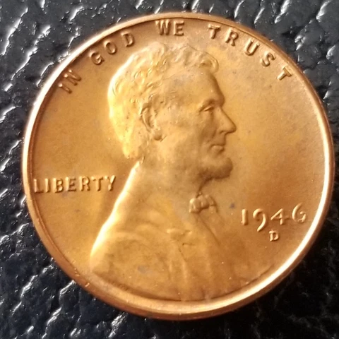 1946-D RPM #4 Lincoln Wheat Cent Choice BU 1c Superb Detail #1041 Cover