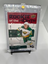 Kirill Kaprizov 2020-21 Upper Deck Game Dated /499 ROOKIE OF THE MONTH #R-5
