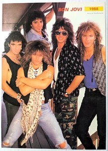 JON BON JOVI / BAND MAGAZINE FULL PAGE PINUP POSTER CLIPPING (6) - Picture 1 of 4