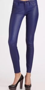 NWT Marc by Marc Jacobs "Violet Bloom" Leather Pants / Designer / Sz. 27 $728 - Picture 1 of 13