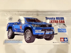 TAMIYA 1/10 Scale Toyota HILUX EXTRA CAB CC-01 4WD Off Road R/C Model Truck Kit - Picture 1 of 21