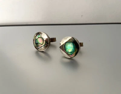 羊驼纯银鲍鱼圆形袖口-链接:复古 — 第 1/4 张图片