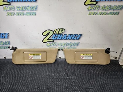 1984-2001 JEEP CHEROKEE XJ комплект солнцезащитных козырьков комплект из 2 желтовато-коричневый  - Изображение 1 из 4