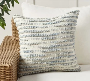 Pottery Barn Bissel Hand Woven Outdoor Pillow 20x20 - Picture 1 of 6