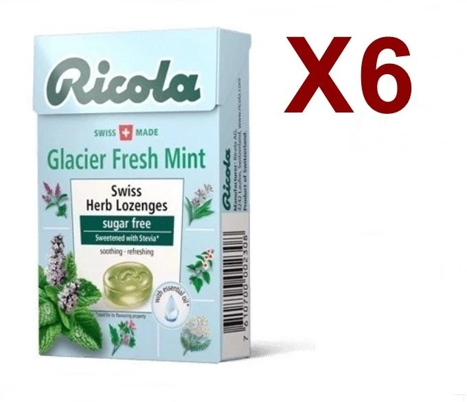 Ricola Elderflower Sugar Swiss Herb Drops 45 G (pack of 10)